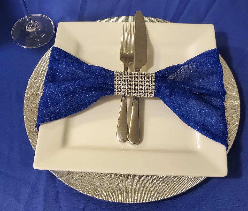 Rhinestone Napkin Holder Set of 12