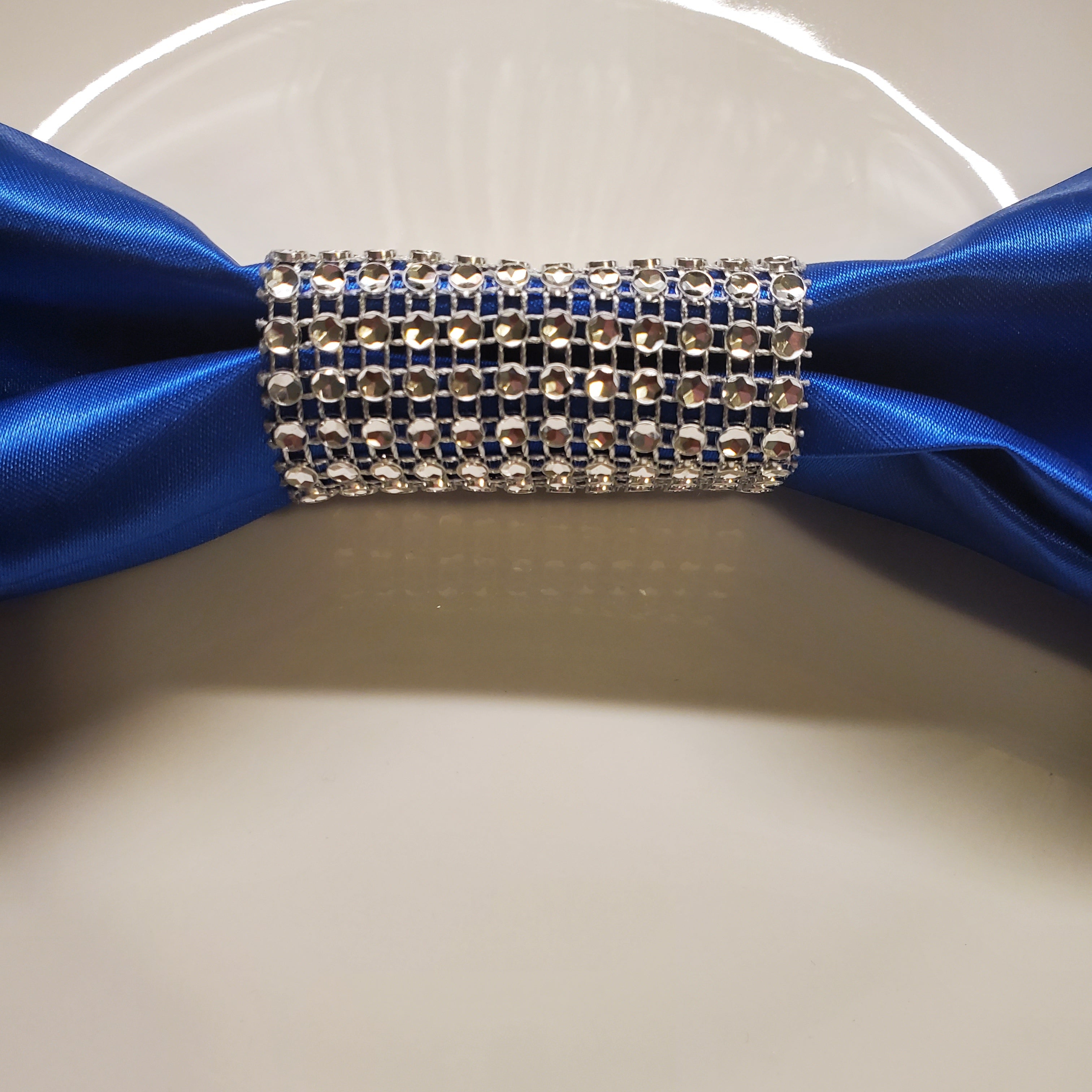 Rhinestone Napkin Holder Set of 12