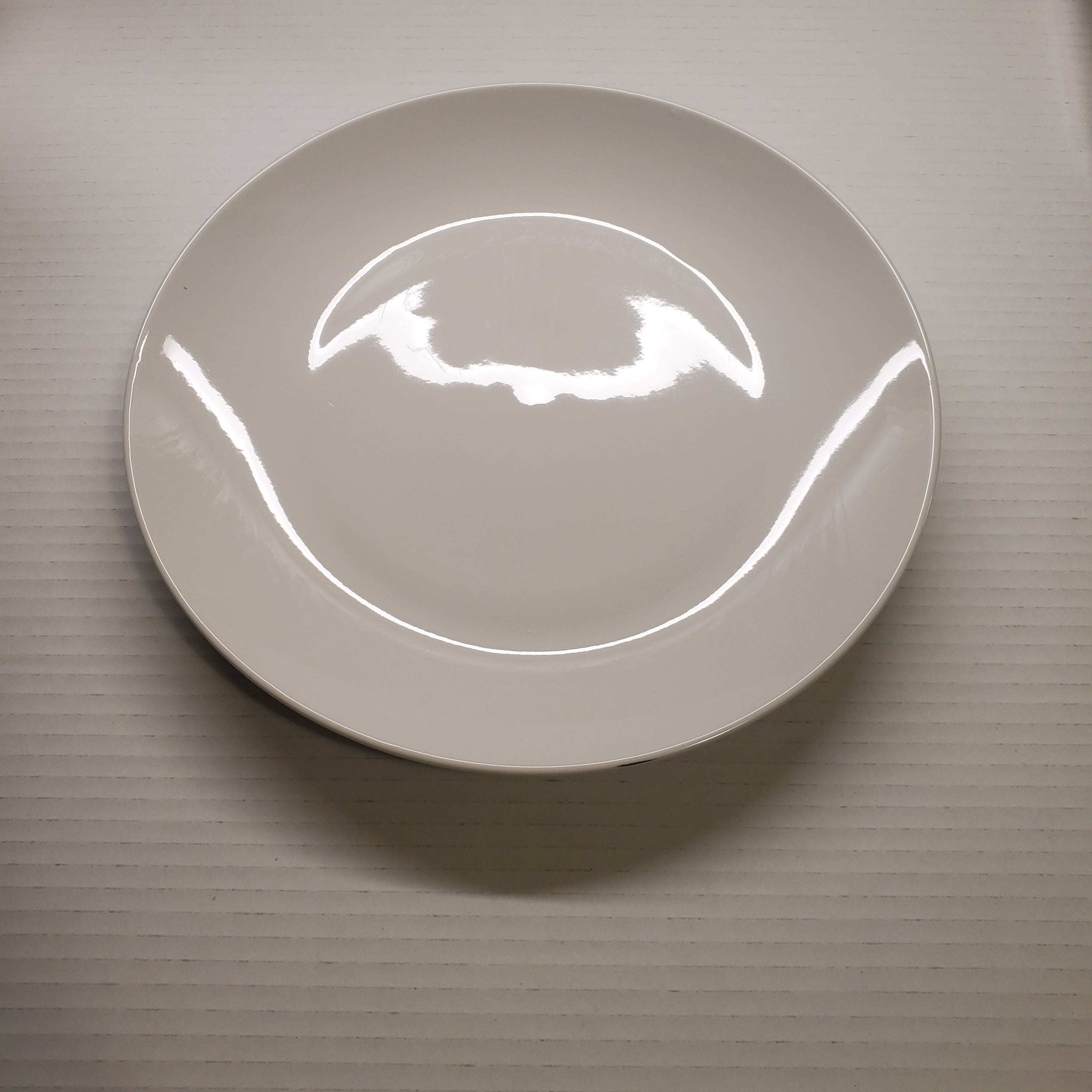 White Porcelain Dinner Plate