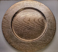 Wooden Grain Plate Charger