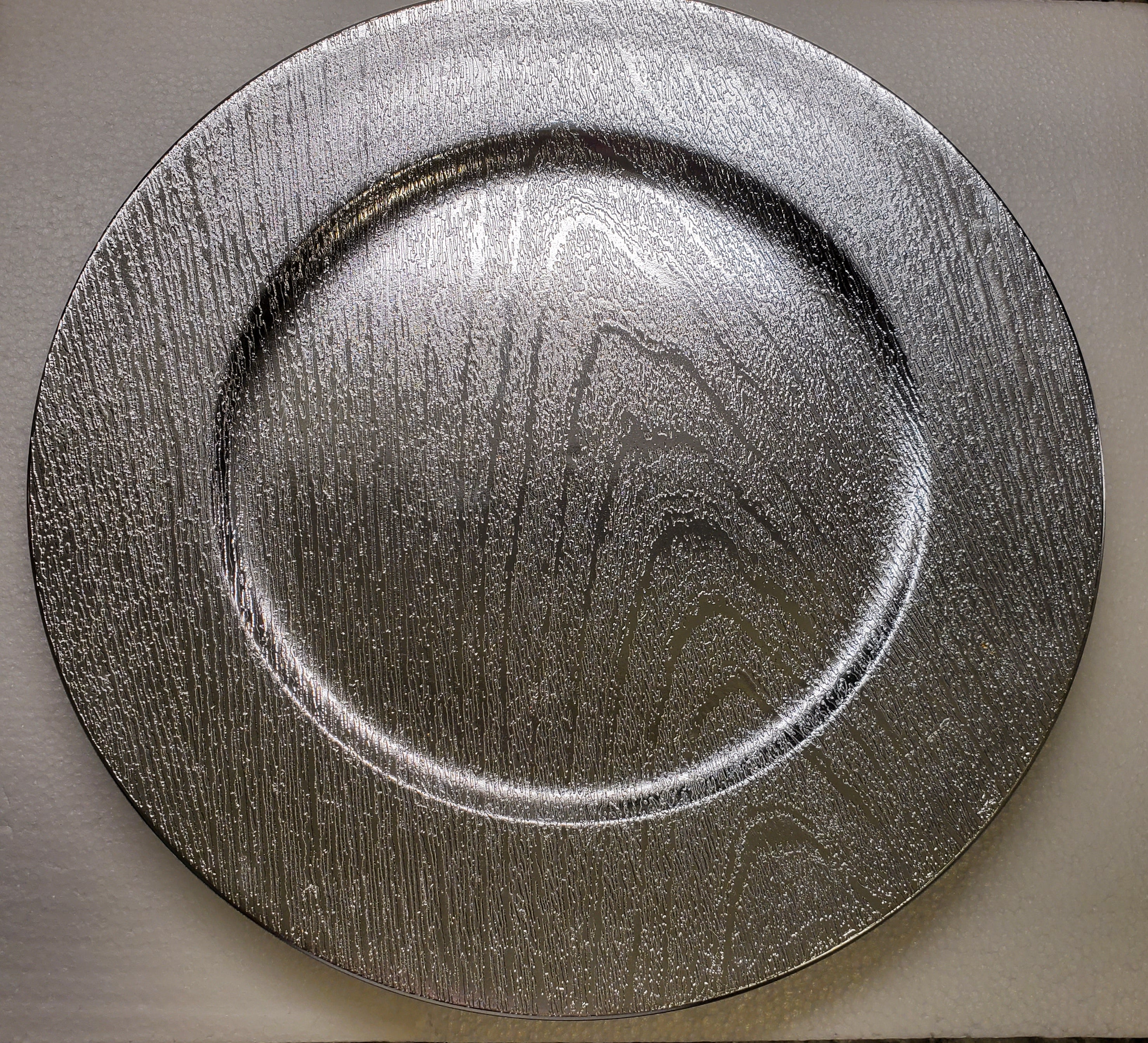 Wooden Grain Plate Charger