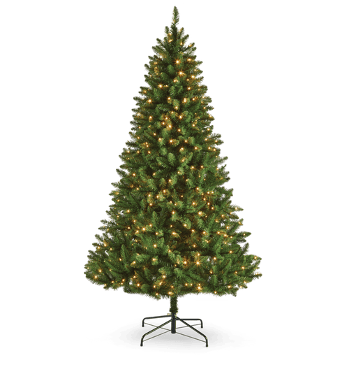 Full and realistic artificial Hudson Spruce Christmas tree 6.5ft