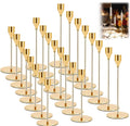 Gold Taper Candle Holder- Set of 3