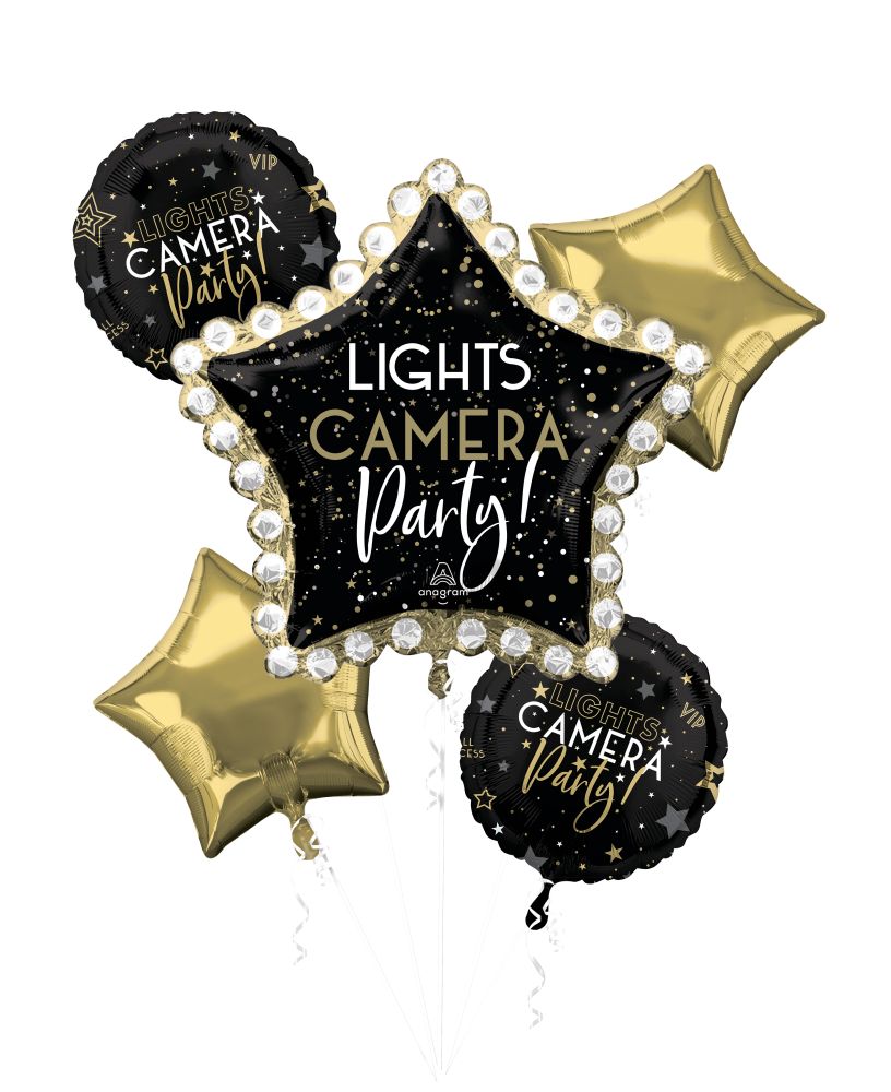 Lights Camera Balloon Bouquet
