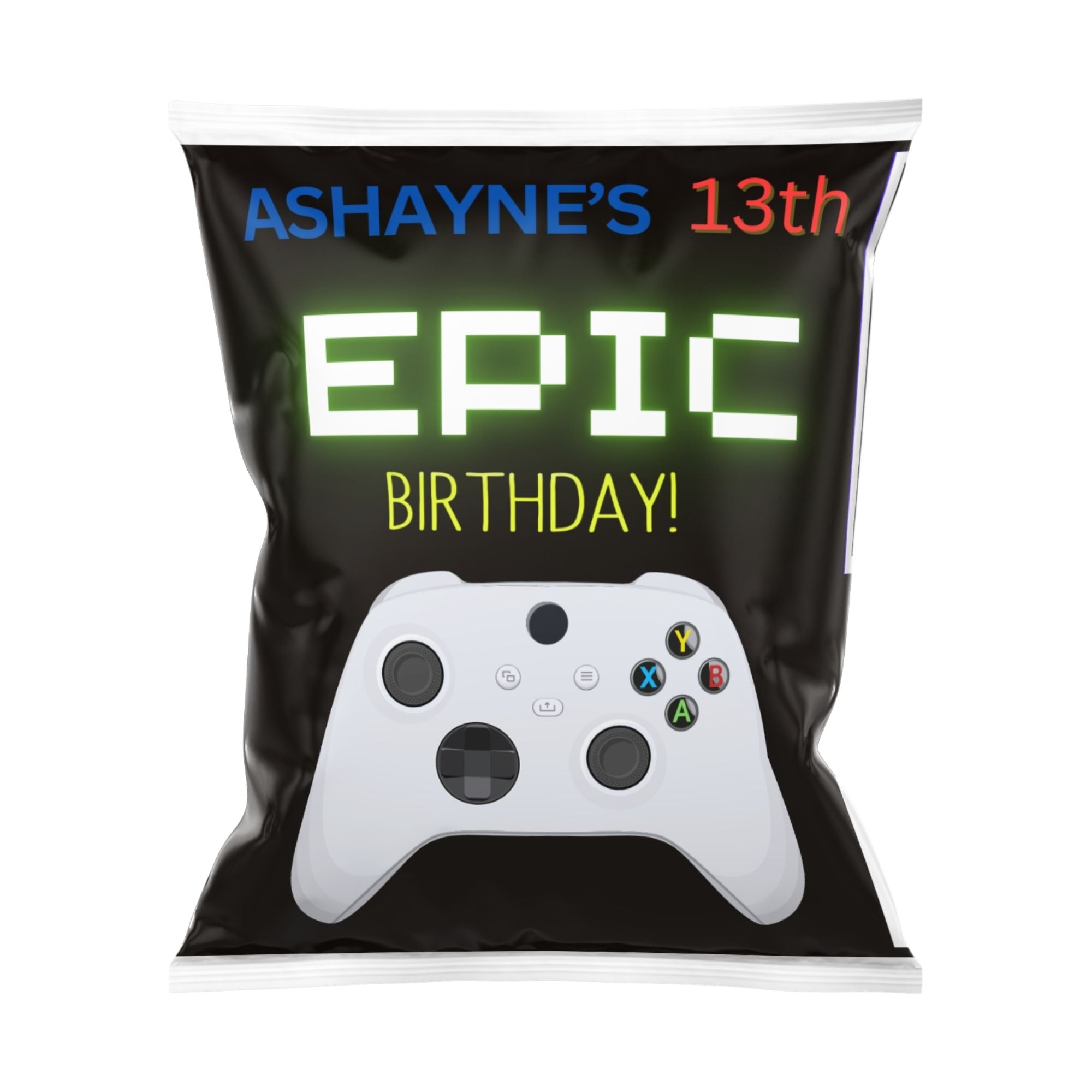 Custom chips bag personalized party favor