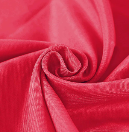 red Event table linen polyester fabric